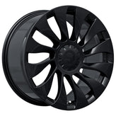 ART - Replica 267 - Black - Satin Black - 19" x 8.5", 35 Offset, 5x114.3 (Bolt Pattern), 64.1mm HUB