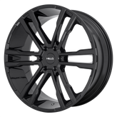 Helo - HE918 - Black - GLOSS BLACK - 22" x 9.5", 3 Offset, 6x139.7 (Bolt Pattern), 100.3mm HUB