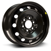 RTX Wheels - Steel Wheel - Black - Black - 17" x 7.5", 42 Offset, 6x135 (Bolt Pattern), 87.1mm HUB