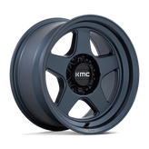 KMC Wheels - KM728 LOBO - METALLIC BLUE - 17" x 8.5", -10 Offset, 6x139.7 (Bolt Pattern), 106.1mm HUB