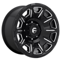 Fuel - D688 VENGEANCE - Black - GLOSS BLACK MILLED - 20" x 10", -18 Offset, 8x180 (Bolt Pattern), 124.2mm HUB