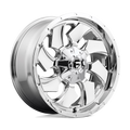 Fuel - D573 CLEAVER - Polished - CHROME PLATED - 20" x 9", 20 Offset, 6x135, 139.7 (Bolt Pattern), 106.1mm HUB