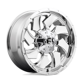 Fuel - D573 CLEAVER - Polished - CHROME PLATED - 20" x 9", 20 Offset, 6x135, 139.7 (Bolt Pattern), 106.1mm HUB