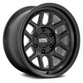 KMC Wheels - KM446 MESA FORGED MONOBLOCK - Black - SATIN BLACK - 17" x 8.5", 0 Offset, 6x135 (Bolt Pattern), 87.1mm HUB