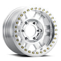 Vision Wheel Off-Road - 398 MANX-BEADLOCK - Silver - Machined - 17" x 8.5", -15 Offset, 5x127 (Bolt Pattern), 83mm HUB