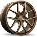 Fast Wheels - FC04 - Bronze - Matte Bronze - 19" x 8.5", 45 Offset, 5x112 (Bolt Pattern), 72.6mm HUB