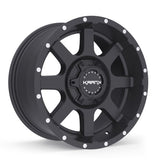 KranK Off-road - Slick - Black - Satin Black - 18" x 9", 0 Offset, 5x114.3, 127 (Bolt Pattern), 78.1mm HUB