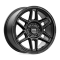 KMC Wheels - KM716 NOMAD - Black - SATIN BLACK - 17" x 8", 38 Offset, 5x114.3 (Bolt Pattern), 72.6mm HUB