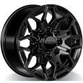 RWC - RM807 - Black - BLACK - 20" x 9", 15 Offset, 8x165.1 (Bolt Pattern), 121.3mm HUB