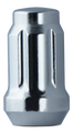 Mr.Lugnut - Conical Seat Chrome Nut 7/16" x 20 Closed-end - 6 spline - 36 mm Shank - 17mm, 19mm Hex