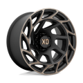 XD Series - XD860 ONSLAUGHT - Black - SATIN BLACK WITH BRONZE TINT - 20" x 10", -18 Offset, 6x135 (Bolt Pattern), 87.1mm HUB