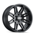 Ion Alloy - 142 - Black - MATTE BLACK - 20" x 9", 0 Offset, 5x139.7 (Bolt Pattern), 87.1mm HUB