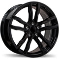 Replika - R200 - Black - Gloss Black - 18" x 8.5", 42 Offset, 5x120 (Bolt Pattern), 74.1mm HUB