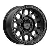 KMC Wheels - KM535 GRENADE OFF-ROAD - Black - MATTE BLACK - 16" x 8", -6 Offset, 6x139.7 (Bolt Pattern), 106.1mm HUB