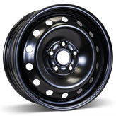 RSSW - Steel - Black - Black - 16" x 6.5", 50 Offset, 5x112 (Bolt Pattern), 57.1mm HUB