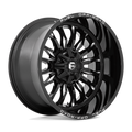 Fuel - D795 ARC - Black - GLOSS BLACK MILLED - 22" x 12", -44 Offset, 5x139.7, 150 (Bolt Pattern), 110.1mm HUB