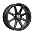 MSA Offroad Wheels - M12 DIESEL - Black - GLOSS BLACK - 18" x 7", 10 Offset, 4x156 (Bolt Pattern), 132mm HUB
