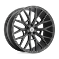 Asanti Black - ABL-21 LEO - Gunmetal - MATTE GRAPHITE - 20" x 10.5", 38 Offset, 5x112 (Bolt Pattern), 72.6mm HUB