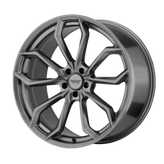 American Racing - AR932 SPLITTER - Gunmetal - GRAPHITE - 22" x 10.5", 4 Offset, 5x120 (Bolt Pattern), 74.1mm HUB