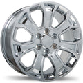 Replika - R204 - Chrome - Chrome - 22" x 9", 24 Offset, 6x139.7 (Bolt Pattern), 78.1mm HUB