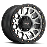 Vision Wheel Off-Road - 111 NEMESIS - Black - Matte Black Machined Face - 20" x 9", 12 Offset, 6x139.7 (Bolt Pattern), 78.1mm HUB