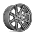 Fuel - D710 ROGUE PLATINUM - Gunmetal - BRUSHED GUN METAL TINTED CLEAR - 20" x 9", 1 Offset, 5x139.7 (Bolt Pattern), 78.1mm HUB