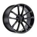 Mandrus - WOLF - Black - GLOSS BLACK - 24" x 10", 35 Offset, 5x130 (Bolt Pattern), 84.1mm HUB