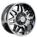 Envy Wheels - ET-2 - Chrome - CHROME - 20" x 9", 18 Offset, 8x165.1 (Bolt Pattern), 121.5mm HUB