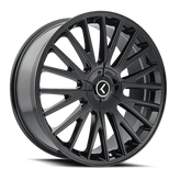 Kraze Wheels - DOUBLE DOWN - Black - GLOSS BLACK - 20" x 8.5", 38 Offset, 5x108, 114.3 (Bolt Pattern), 73mm HUB