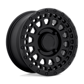 Black Rhino Powersports - PARKER UTV - Black - MATTE BLACK - 15" x 7", 51 Offset, 4x137 (Bolt Pattern), 106.1mm HUB