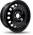 DTD - Steel - Black - Black - 17" x 7", 42 Offset, 5x114.3 (Bolt Pattern), 71.5mm HUB