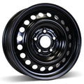 RSSW - Steel - Black - Black - 15" x 6", 45 Offset, 5x114.3 (Bolt Pattern), 64.1mm HUB