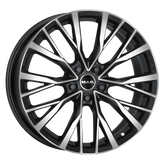 Mak Wheels - KENT - Black - BLACK MIRROR - 21" x 9.5", 44 Offset, 5x120 (Bolt Pattern), 72.6mm HUB