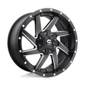 Fuel - D594 RENEGADE - Black - MATTE BLACK MILLED - 20" x 9", 1 Offset, 6x135, 139.7 (Bolt Pattern), 106.1mm HUB