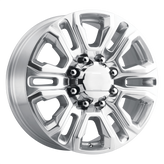 OE Creations - PR207 - Chrome - CHROME - 20" x 8.5", 15 Offset, 8x165.1 (Bolt Pattern), 125.1mm HUB