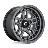 Fuel - D668 NITRO - Gunmetal - MATTE GUN METAL - 17" x 9", -12 Offset, 5x127 (Bolt Pattern), 71.5mm HUB