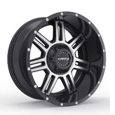 KranK Off-road - Force - Black - Gloss Black Machined - 20" x 10", -24 Offset, 5x127, 139.7 (Bolt Pattern), 77.8mm HUB