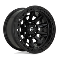 Fuel - D114 COVERT BEADLOCK - Black - MATTE BLACK - 17" x 9", -38 Offset, 5x127 (Bolt Pattern), 71.5mm HUB