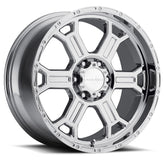 Vision Wheel Off-Road - 372 RAPTOR - Chrome - Chrome - 18" x 9.5", 25 Offset, 6x139.7 (Bolt Pattern), 106.2mm HUB