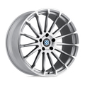 Beyern - AVIATIC - Silver - Silver with Mirror Cut Face - 18" x 9.5", 35 Offset, 5x120 (Bolt Pattern), 72.6mm HUB