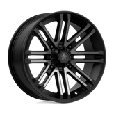 MSA Offroad Wheels - M40 ROGUE - Black - SATIN BLACK TITANIUM TINT - 16" x 7", 10 Offset, 4x156 (Bolt Pattern), 132mm HUB