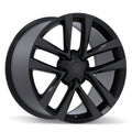 Replika - R264 - Black - Satin Black - 20" x 10", 35 Offset, 5x114.3 (Bolt Pattern), 64.1mm HUB