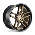 Niche - M195 METHOS - Bronze - MATTE BRONZE BLACK BEAD RING - 20" x 10", 45 Offset, 5x120 (Bolt Pattern), 72.6mm HUB