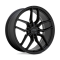 Petrol Wheels - P5C - Black - MATTE BLACK - 19" x 8", 40 Offset, 5x108 (Bolt Pattern), 72.1mm HUB