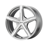 American Racing - AR921 TRIGGER - Silver - SILVER MACHINED - 18" x 8", 38 Offset, 5x114.3, 120 (Bolt Pattern), 72.56mm HUB