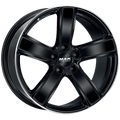 Mak Wheels - TURISMO-D-FF - Black - GLOSS BLACK MIRROR RING - 20" x 10.5", 55 Offset, 5x130 (Bolt Pattern), 71.6mm HUB