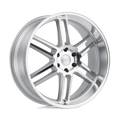 Black Rhino - KATAVI - Silver - Silver with Mirror-Cut Face - 20" x 9", 25 Offset, 5x150 (Bolt Pattern), 110.1mm HUB