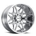 Tuff Wheels - T3B - Chrome - Chrome - 26" x 14", -72 Offset, 8x165.1 (Bolt Pattern), 125.1mm HUB