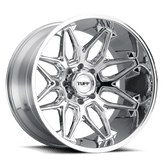 Tuff Wheels - T3B - Chrome - Chrome - 26" x 14", -72 Offset, 8x165.1 (Bolt Pattern), 125.1mm HUB