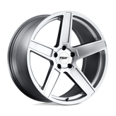 TSW Wheels - ASCENT - Gunmetal - MATTE TITANIUM SILVER - 17" x 8", 35 Offset, 5x100 (Bolt Pattern), 72.1mm HUB